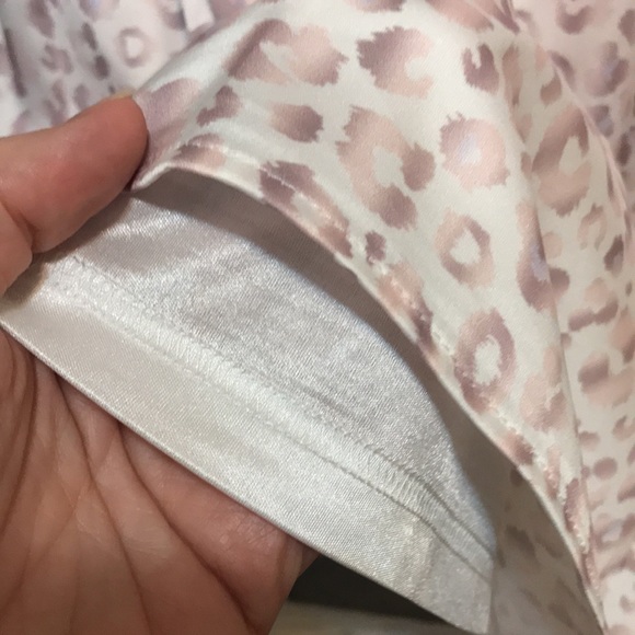 WD•NY ⚜️ Satin Feel Hombre Leopard Skirt Midi Skirt - Picture 8 of 10